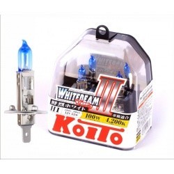 KOITO Whitebeam лампочка H1 12V 55W (100W) 2шт.пласт.уп.